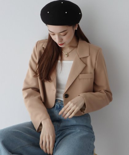 【TIME SALE】ショートジャケット テーラードジャケット