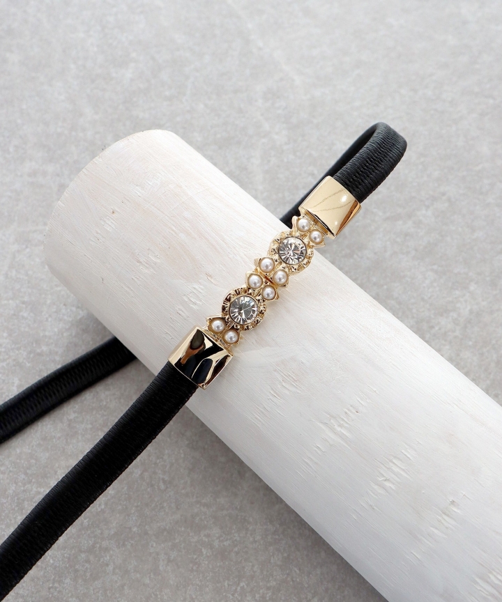 パールバックルゴムベルト【ネコポス】 パールバックルゴムベルト【ネコポス】