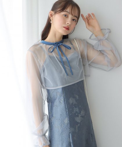 【TIME SALE】ボレロxレースマーメイドパーティードレス 【TIME SALE】ボレロxレースマーメイドパーティードレス