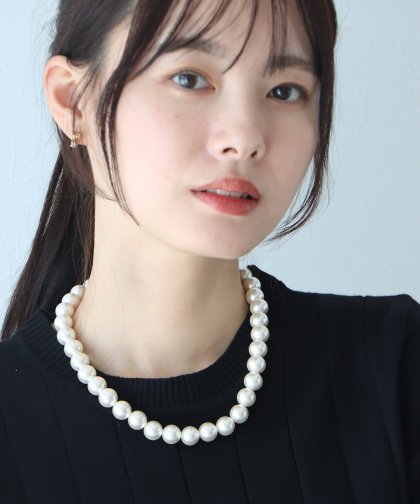 12mmパールネックレス【ネコポス】 12mmパールネックレス【ネコポス】