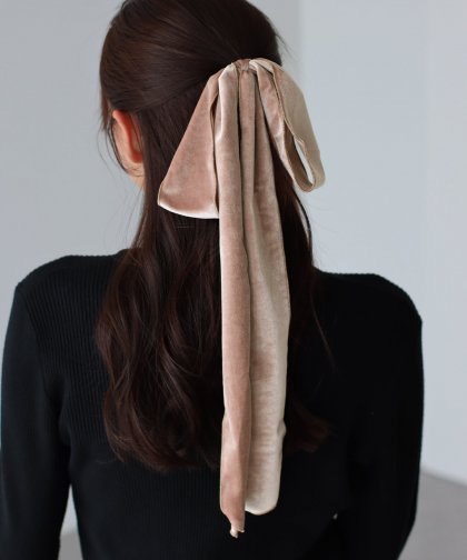 ベロアビッグリボンゴム【ネコポス】 ベロアビッグリボンゴム【ネコポス】