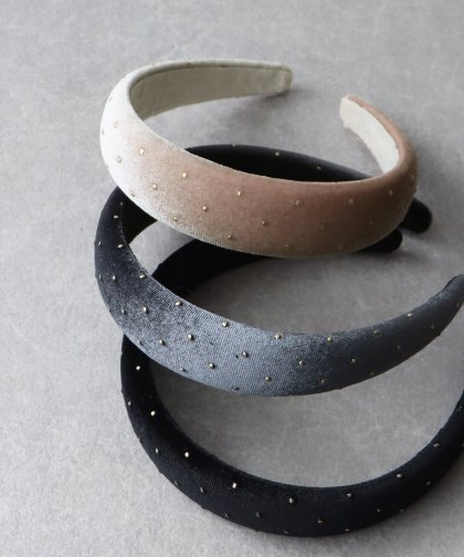 タイニードットベロアカチューシャ タイニードットベロアカチューシャ