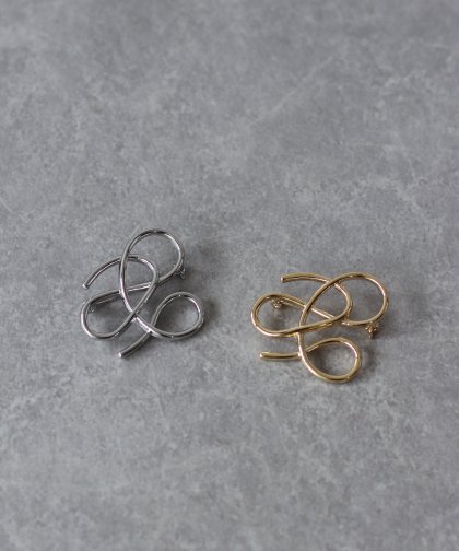 ニュアンスウェーブブローチ【ネコポス】 ニュアンスウェーブブローチ【ネコポス】