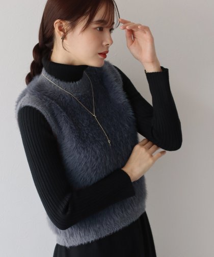 シャギーニットベスト シャギーニットベスト