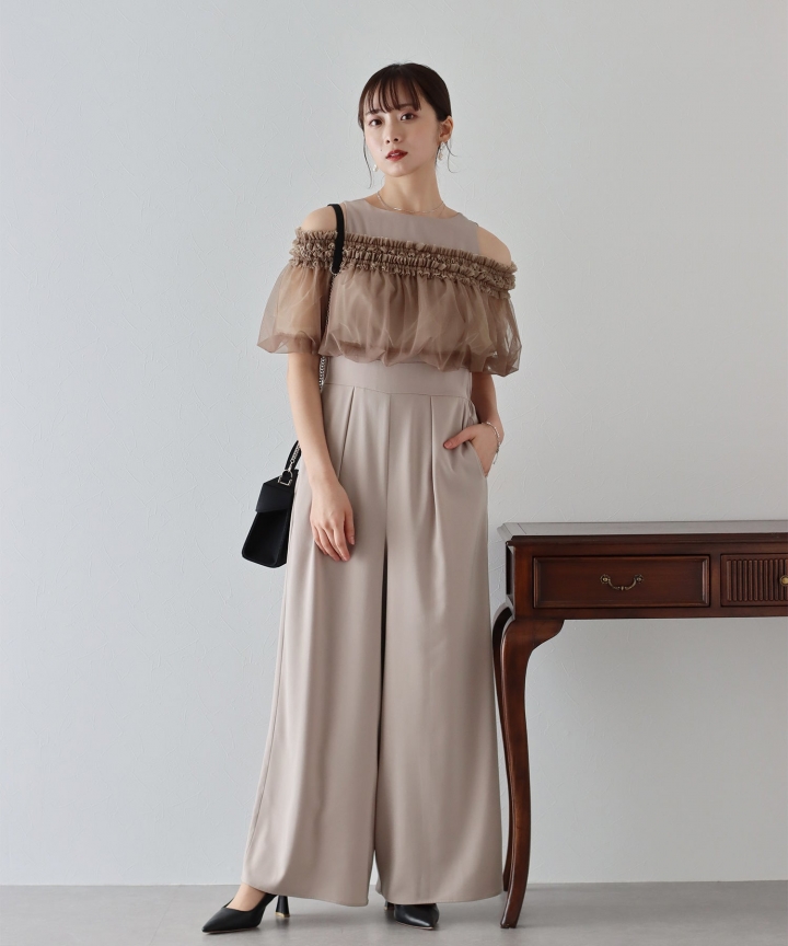 【TIME SALE】パンツドレス オールインワン