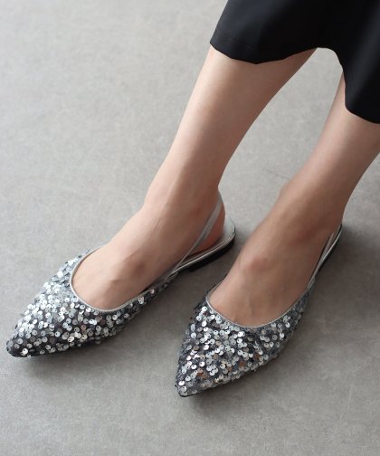 【SALE】スパンコールミュール 【SALE】スパンコールミュール