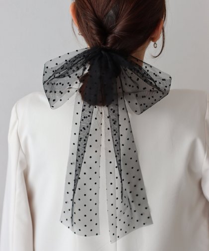 シアービッグリボンヘアゴム【ネコポス】