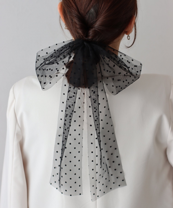 シアービッグリボンヘアゴム【ネコポス】