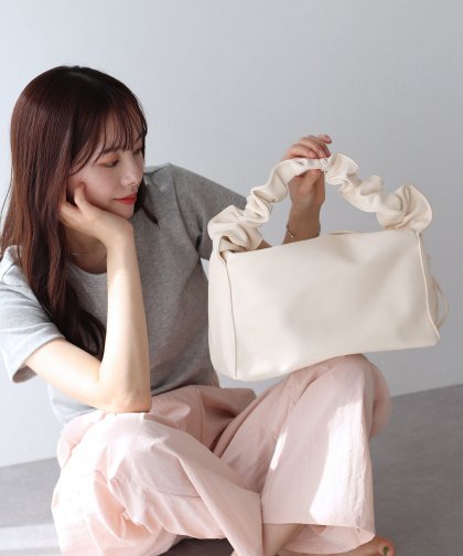 【SALE】ギャザーアレンジショルダーバッグ