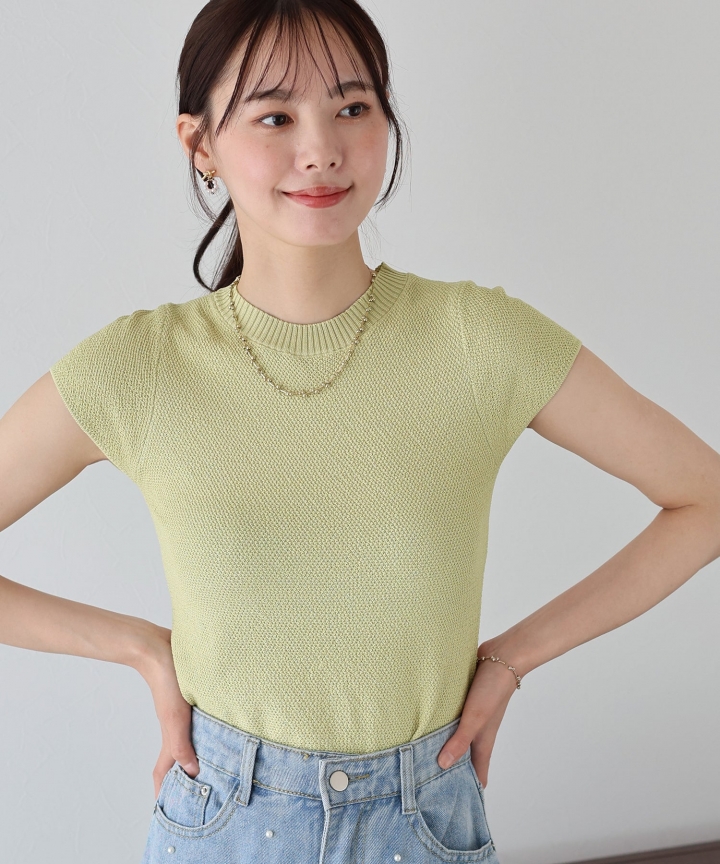 【SALE】フレンチサマーニット【ネコポス】