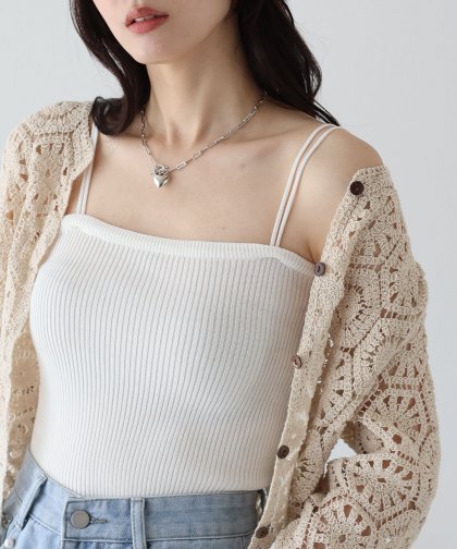 【SALE】ダブルストラップキャミソール【ネコポス】