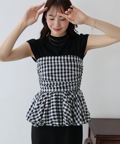 ベアバルーンペプラムビスチェ【ネコポス】 ベアバルーンペプラムビスチェ【ネコポス】