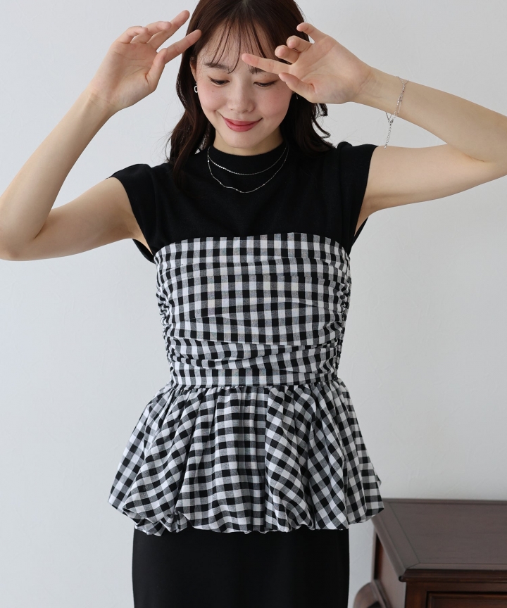 ベアバルーンペプラムビスチェ【ネコポス】