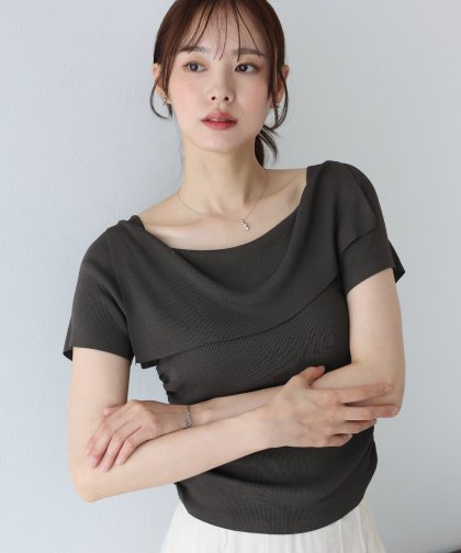 【SALE】オフショルダーニット【ネコポス】 【SALE】オフショルダーニット【ネコポス】