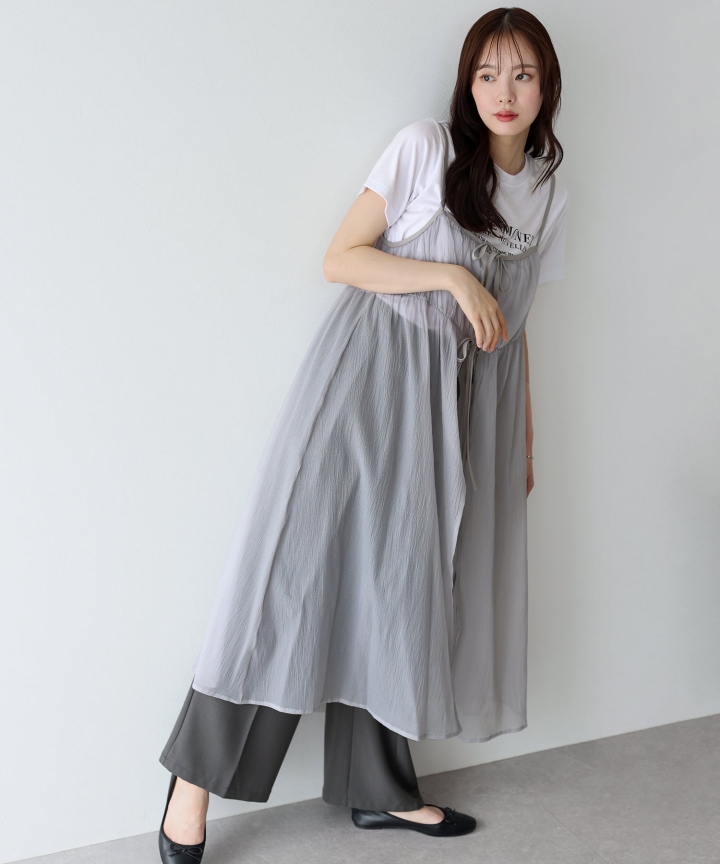 【SALE】シアーキャミワンピース