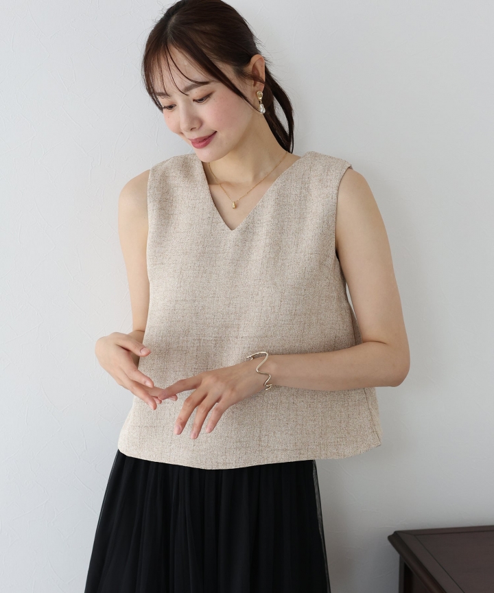 ノースリーブブラウス【ネコポス】