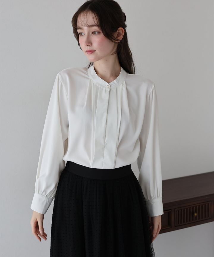 2WAYフロントタックブラウス【ネコポス】