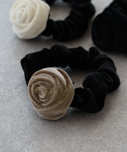 ベロアローズシュシュ【ネコポス】 ベロアローズシュシュ【ネコポス】