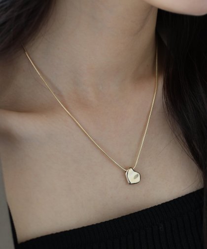 ニュアンスハートネックレス / ニッケルフリー【ネコポス】