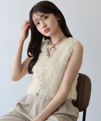 フェザーフリンジベスト