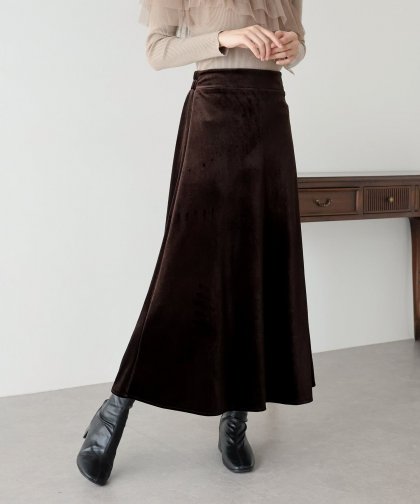 【SALE】ベロアマーメイドスカート