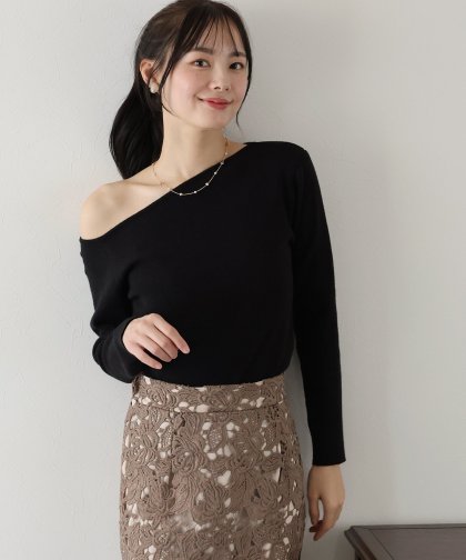 アシメネックニット アシメネックニット