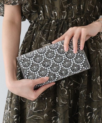 パールビジュスクエアバッグ パールビジュスクエアバッグ