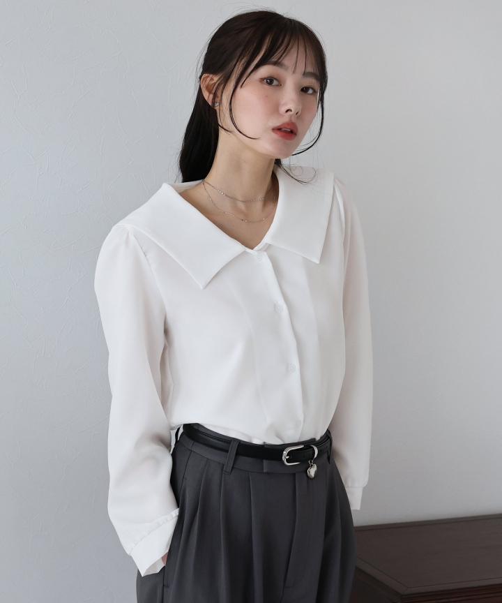 セーラーカラーブラウス【ネコポス】 セーラーカラーブラウス【ネコポス】