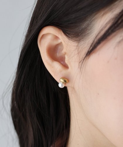 ボールパールピアス / サージカルステンレス【ネコポス】 ボールパールピアス / サージカルステンレス【ネコポス】