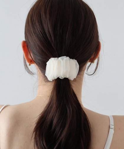 ギャザーオーガンジーヘアカフ ギャザーオーガンジーヘアカフ