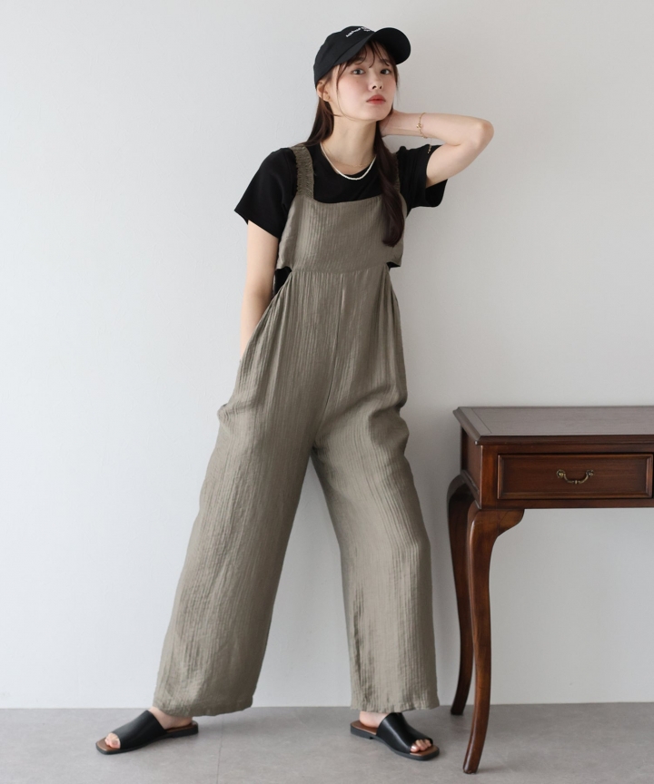 【SALE】カットアウトオールインワン