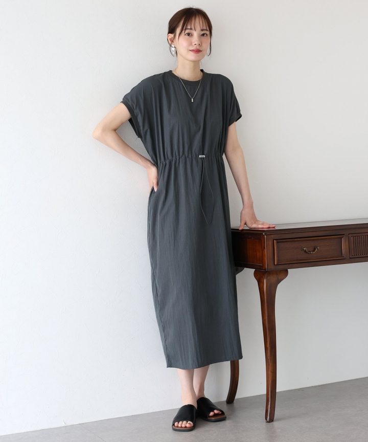 【SALE】ナイロンドロストワンピース