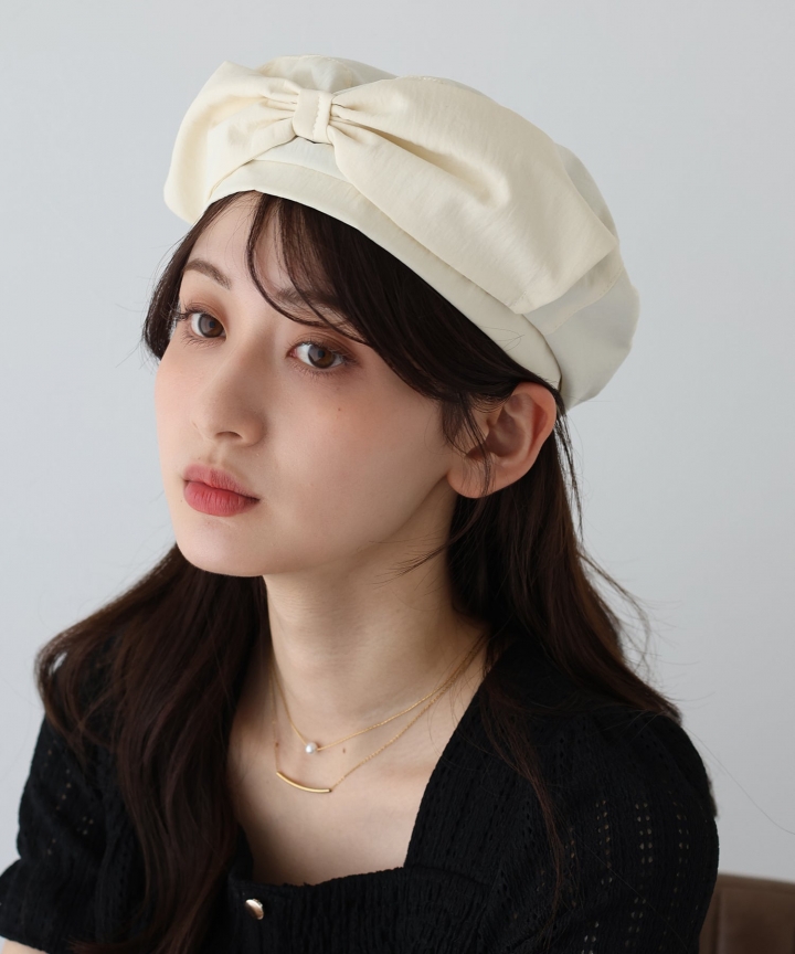 【SALE】リボンベレー帽