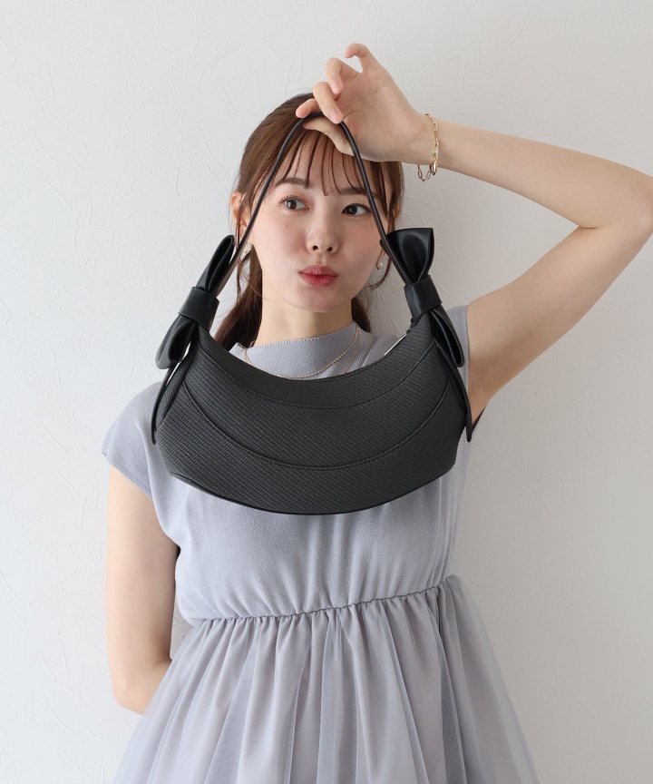 ダブルリボンショルダーバッグ