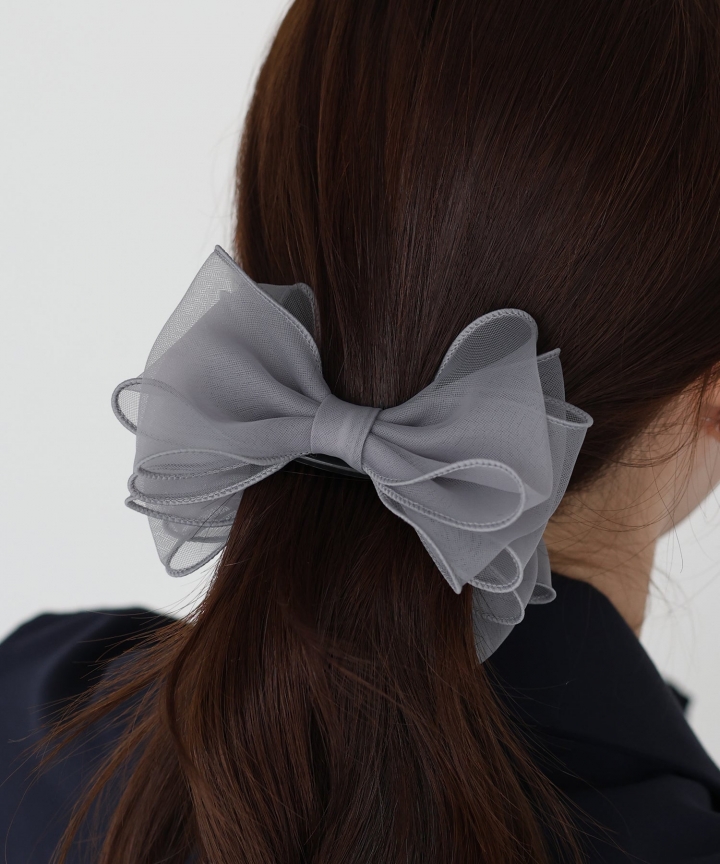 オーガンジーリボンバナナクリップ