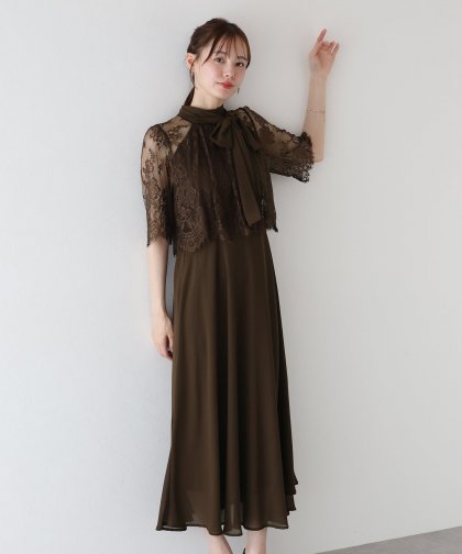 【SALE】ケープドッキングドレス 【SALE】ケープドッキングドレス