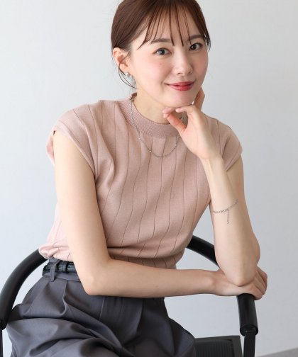 【SALE】フレンチワイドリブニット【ネコポス】