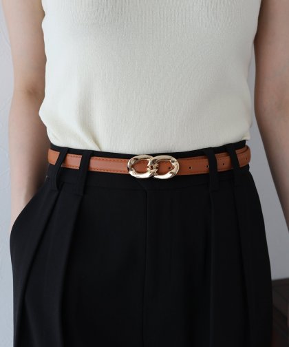 ダブルリングバックルベルト【ネコポス】