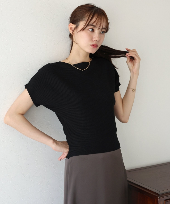 ドルマンリブニット【ネコポス】