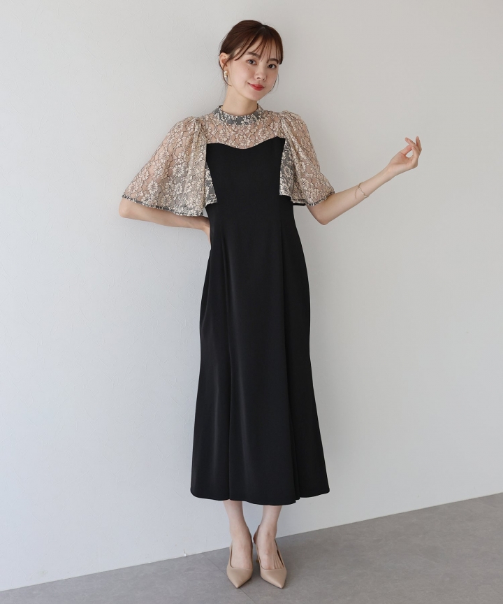 【TIME SALE】フレアマーメイドドレス