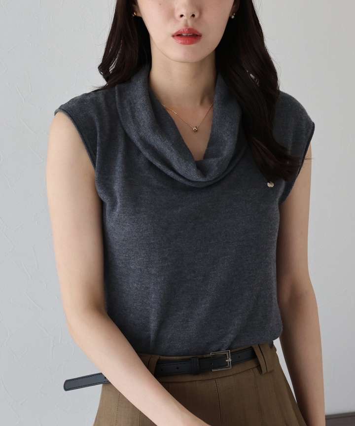 【TIME SALE】ウール混オフタートルニット【ネコポス】