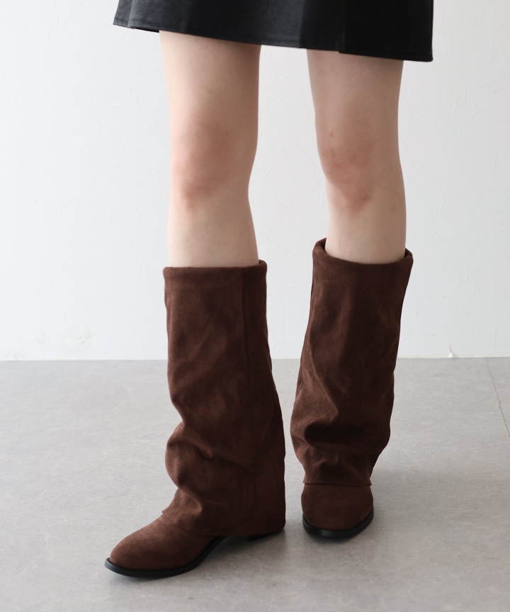 スウェードカバーブーツ