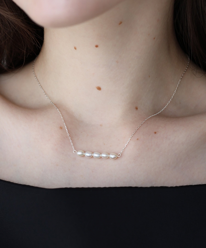 ウォーターパールネックレス / silver925[ J by blue ]【ネコポス】