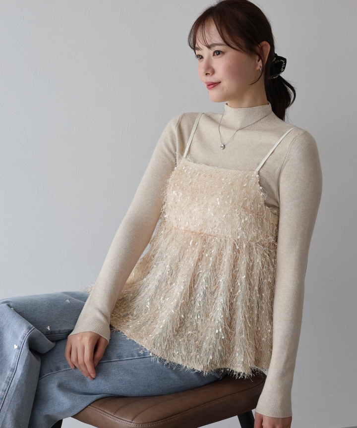 フェザーフリンジビスチェ【ネコポス】