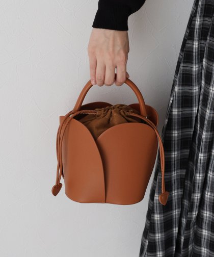 チューリップ巾着バッグ