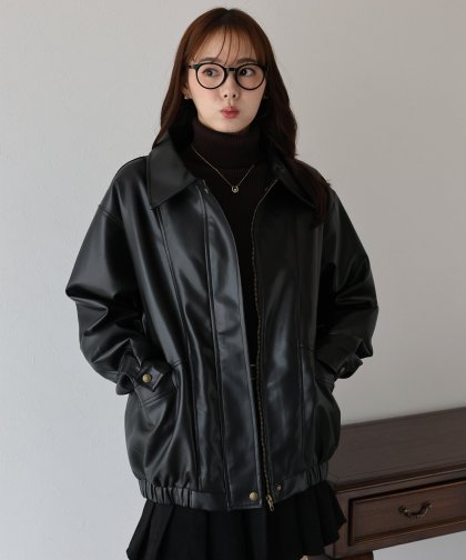 フェイクレザージャケット フェイクレザージャケット