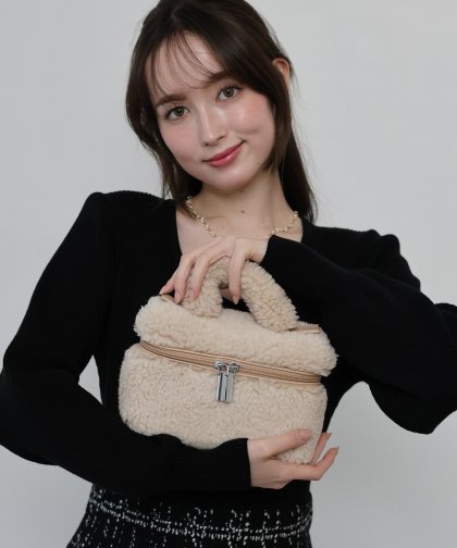 ボアバニティバッグ