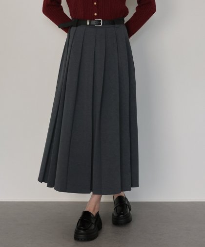 メルトンプリーツスカート