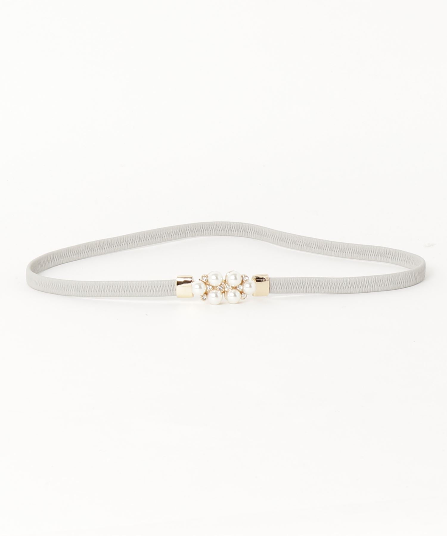 パールビジュ細ゴムベルト パーティーベルト【ネコポス】