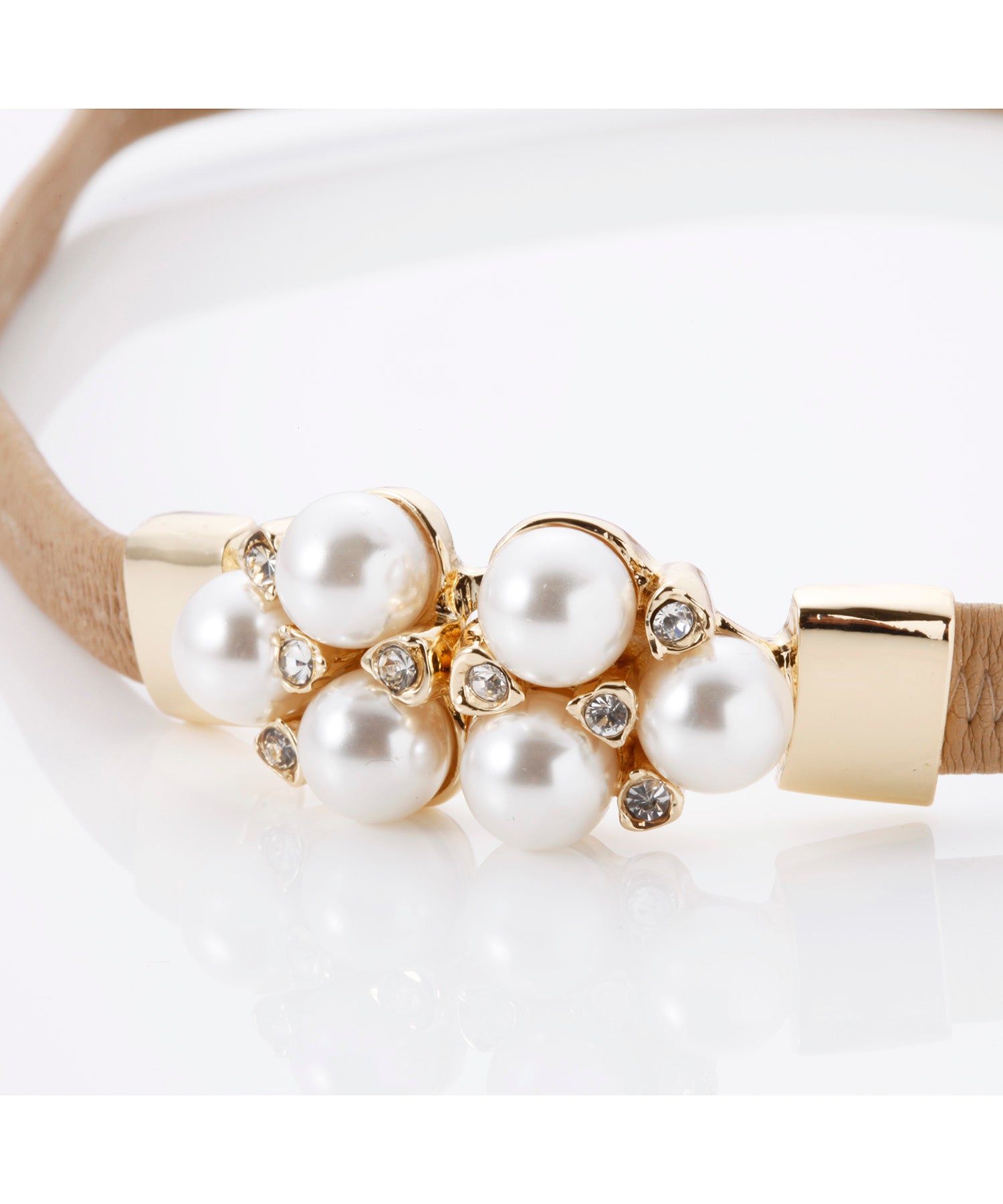 パールビジュ細ゴムベルト パーティーベルト【ネコポス】